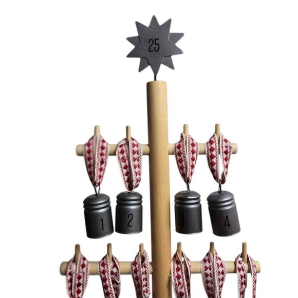 Hearth & Hand Magnolia Christmas Tree Advent Calendar wood and metal - Picture 11 of 12